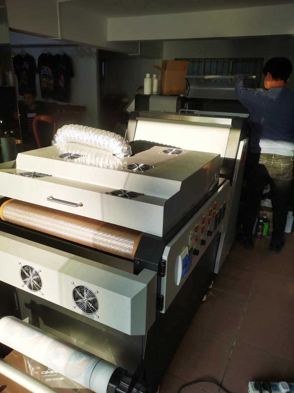 white ink transfer T-shirt printer