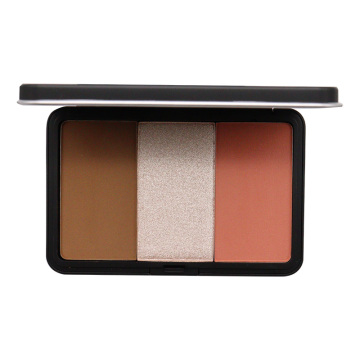 Highlighter Bronzer Makeup Palette Cheek Blush Powder