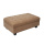 Fabric L Shaped Tufted Sofa With Ottoman