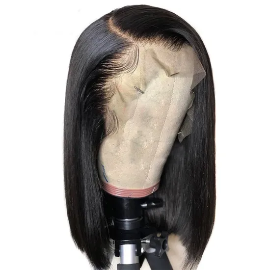 Dropshipping Virgin Brazilian Bob Human Hair Wig For Black Women,Natural 100 raw Virgin Hair Human Lace Wigs Bob Wigs