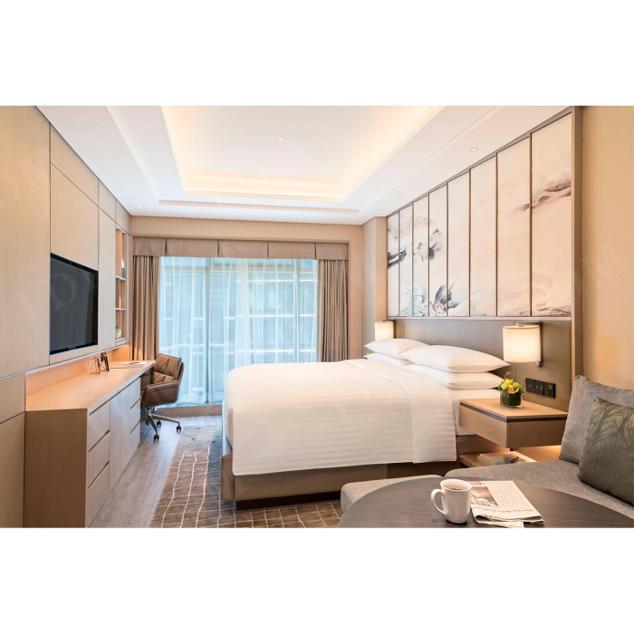 Conjuntos de móveis de quarto de hotel personalizáveis ​​de cinco estrelas