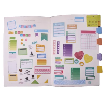 Writable Planner Calendar Stickers for Scrapbook Decoration