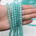 Craft Sapphire Green Jade Beads for Jewelry Making