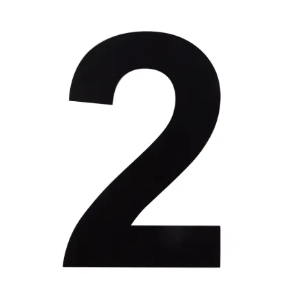 Stainless Steel Invisible Screw Door House Numbers