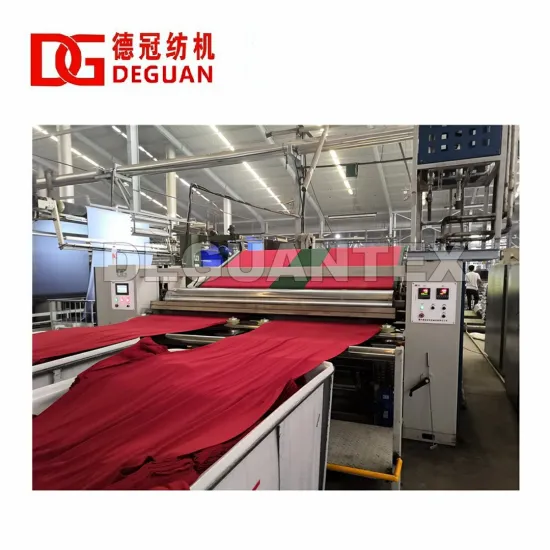Calendar Machine for Tubular Fabric Finishing Post-Dyeing