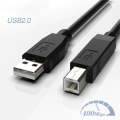 USB 2.0 Cabo de impressão masculino para masculino