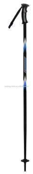 TUV/GS approved rubber grip aluminium audit ski pole shaft