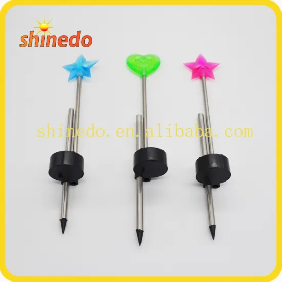 stainless steel garden star / heart mini solar light