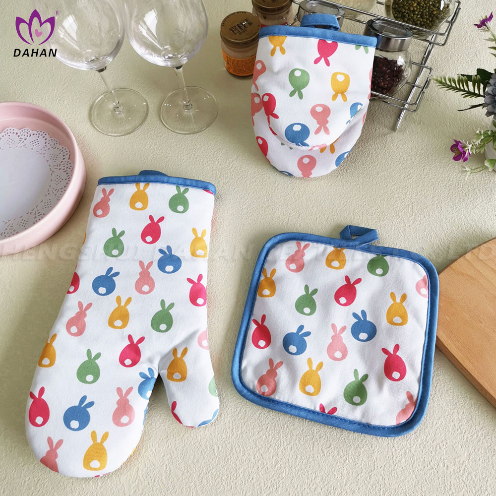 Agp216 Printing Gloves Potholder Tea Towel 3