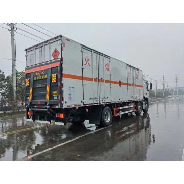 6x2 Tipo de explosão civil Caminhão de transporte de mercadorias perigosas