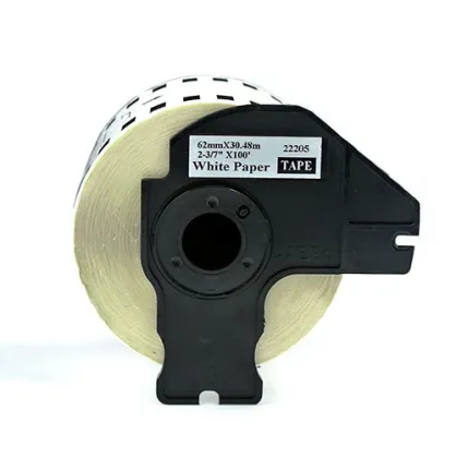 Label Roll for Brother Compatible DK22205 Printer Labels