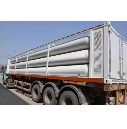 CNG Gas Cylinder Tanker Trailer Transportation and Storage