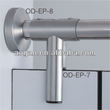 toilet partition top clamp and flange