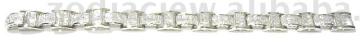 925sterling silver bracelet with CZ setting