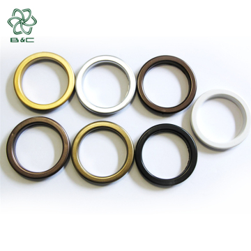 Professional Metal Curtain Rings, 45mm Round Eyelets for Custom Home Decoration