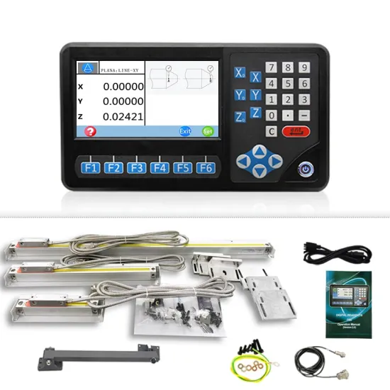 2/3/4 Axis Digital Readout Display with Magnetic Optical Linear Glass Scale Encoder