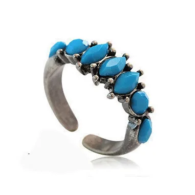 Ry-101 Newest Design Silver Ring With Lapis Lazuli Ring