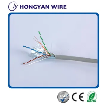 shield cat5e cable solid bare copper