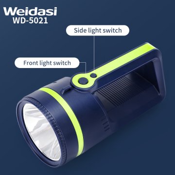 Factory Price Rechargeable LED Emergency Light with Long Range Searchlight