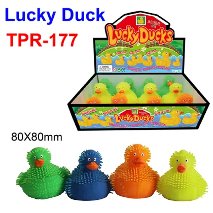 Plastic Squeeze Lucky Duck Toys