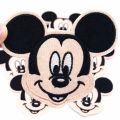 Cartoon Mouse Iron บนแจ็คเก็ตแพทช์เย็บปักถักร้อย