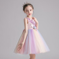 Colorful Kids Girl Ball Gown Dress