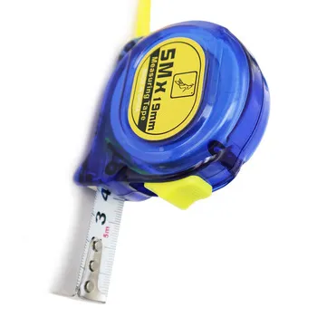 Auto Lock Measuring Tape Transparent Plastic Shell Factory Sells  Free Sample 3m 5m 7.5m 10m