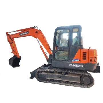Used DOOSAN DH55 5TON Construction Mini Excavator - High-Quality Earth Moving Machine
