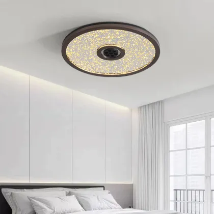 Energy Saving LED Ceiling Light - Aluminum Acrylic Surface Mounted 34w Round Office Lighting