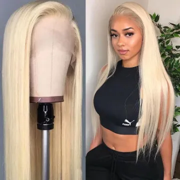 40 inch hd brazilian full lace human hair wig,100% human hair hd blonde 613 full lace wig with baby hair,full lace wig vendor