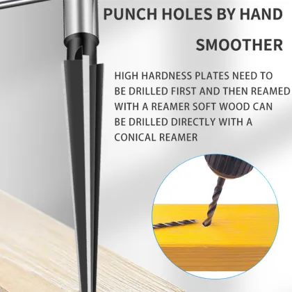 Professional Multi-Purpose Reamer, Hand Taper, Electric Drill & 3-13mm Tools Set