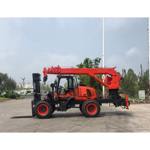 8-тонный вилочный погрузчик для улучшенного перемещения материалов