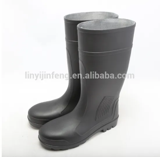 PVC industrial steel toe safety boots