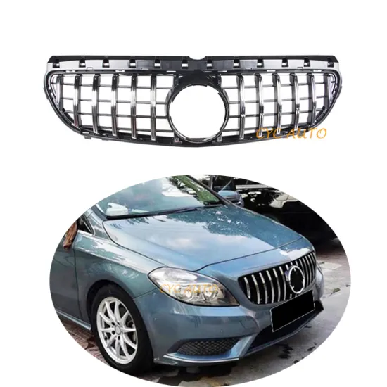 GT Car Grill B55 Front Bumper Grille for Mercedes Benz B CLASS W245 2012-2014