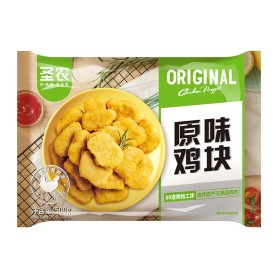 Frozen semi-finished fried chicken chunks