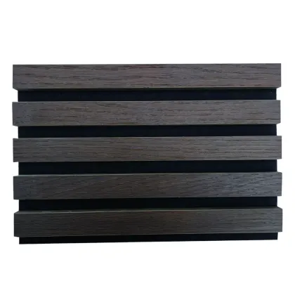 Wooden Veneer Wall Panels for Bedroom Acoustic Sound Absorption