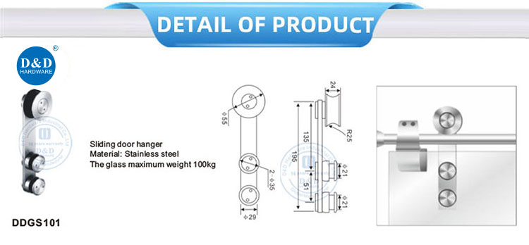 glass sliding dooor rolller