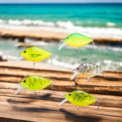 Crazy Casting Fishing Vibra Lure - Factory Supplied ABS Plastic Sinking Action Lure