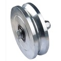 4''&6'' heavy duty gate double bearings power wheel