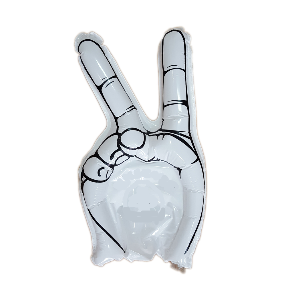 Inflated V Gesture Wave Finger Cheering Stick