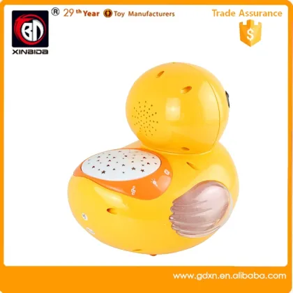 Yellow duck kids learning toy learning machine