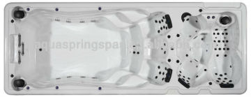 Luxury Swim spa, Exerscise spa pool with dual zones endless pool