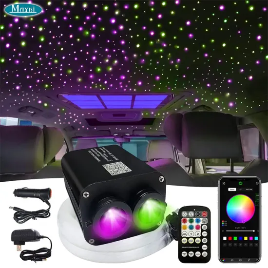 Customized RGBW Twinkle Starlight Headliner Kit - 450pcs 0.75mm*3m Car Roof Top Light Kit
