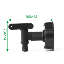 2 pouces avec un robinet de 3/4 pouces pour le réservoir IBC