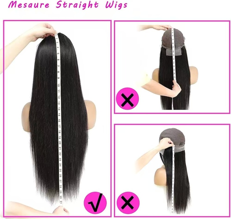 28 Inch 13×6 HD Lace Straight Wig 180% Density