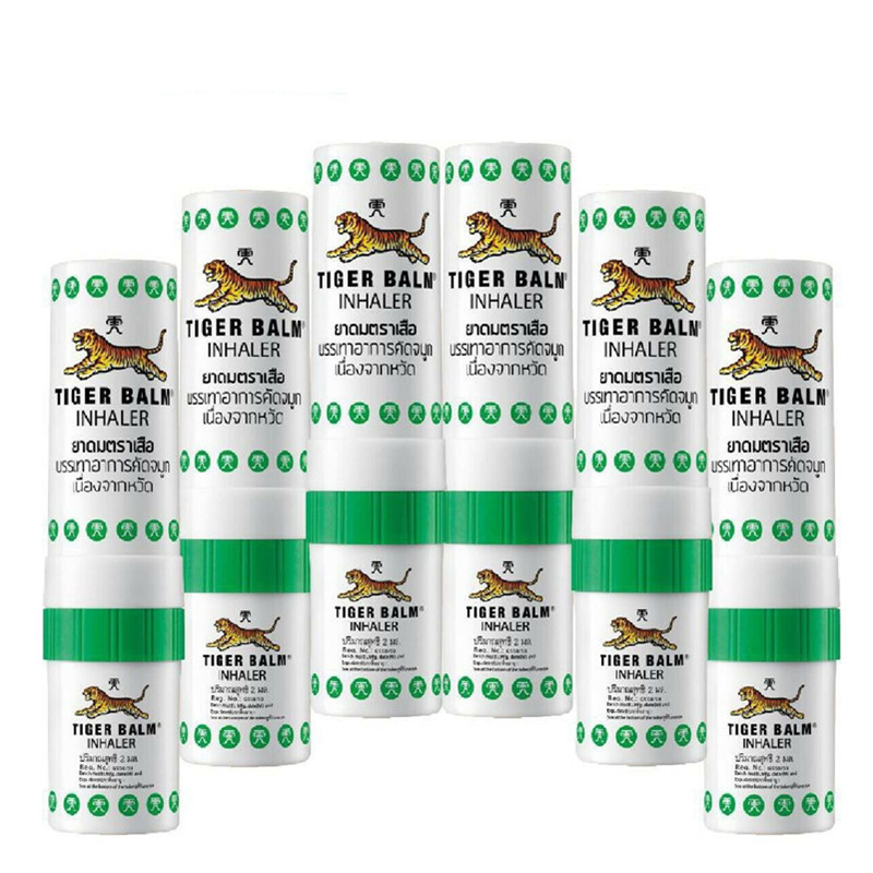 First Aid Tools 6x Tiger Balm Inhaler Pocket Herbal Relax Relieve Nasal Congestion Dizziness