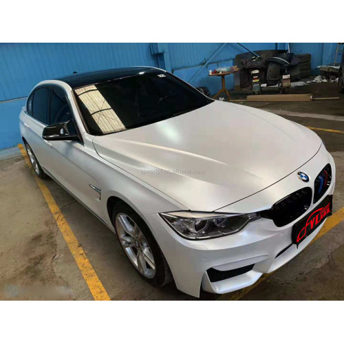 Pearl Matte Metallic White Car Wrap