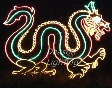LED Dragon Motif Light: Illuminating Home Decor