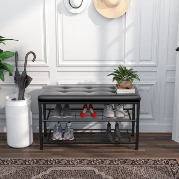 Modern Metal Shoe Storage Solutions: Racks, Stands, Benches, and Organizers