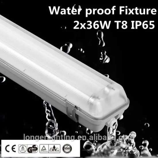 1200mm 2x36w triproof fluorescent light fixtures